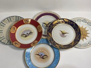 6 Danbury Mint Presidential 8" Cabinet Plates Set Of Six Dessert Salad Sized Ret