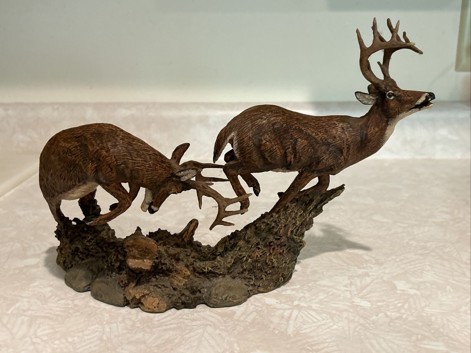 DANBURY MINT THE CHASE BY JAMES STAFFORD - WHITETAILS IN THE WILDERNESS