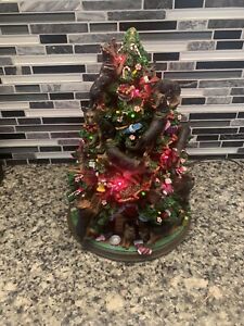 Danbury Mint German Shepherd Dog Christmas Tree Lighted Figurine READ Holiday