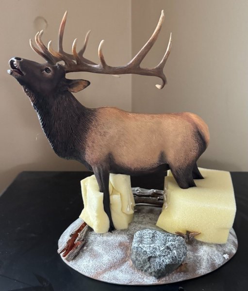 Danbury Mint -Winter Call (Bull Elk) by Miller & Christensen with COA