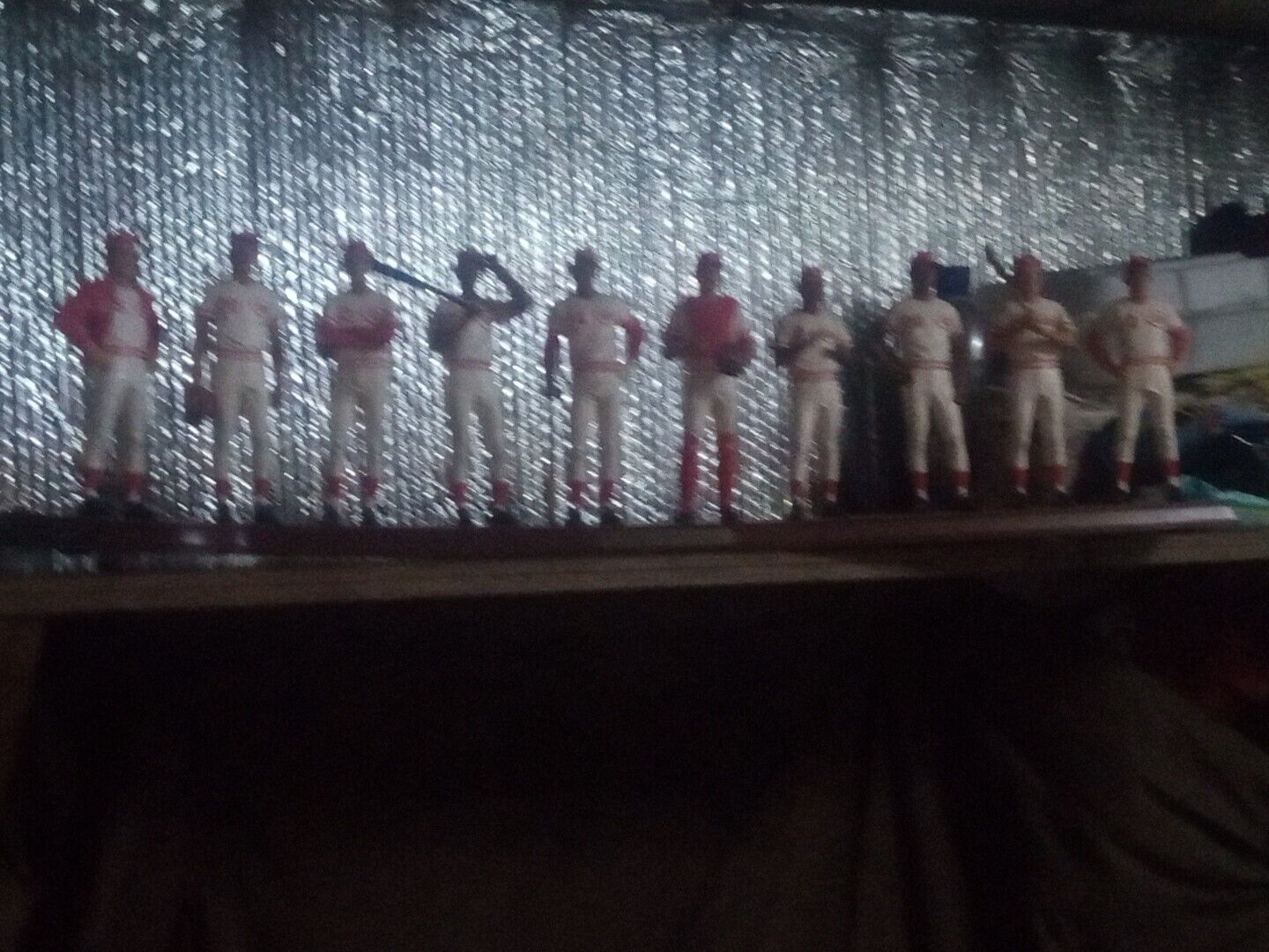 Danbury Mint 1975 Cincinnati Reds Big Red Machine Team Figurines Almost Perfect
