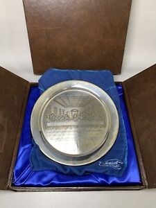 Danbury Mint Sterling Silver Plate Depicted THE LAST SUPPER Limited Edition 1899