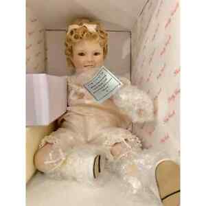 New & Never Unboxed LITTLE MISS SHIRLEY Temple Porcelain Doll - Danbury Mint