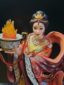 Danbury Mint Lena Liu "Diamond Fire Empress" Asian Porcelain Doll