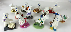Vtg 1997 Danbury Mint Pillsbury Doughboy Calendar Month Figurines Set of 12