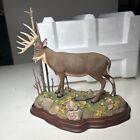 The Danbury Mint Making His Mark 10 Point Buck Sculpture