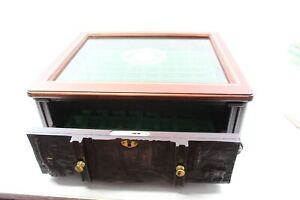 Danbury Mint Wooden Display & Storage Box Empty Use For U.S. State Quarters
