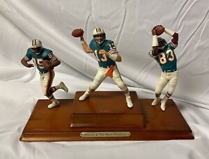 Danbury mint Miami Dolphins Dan Marino & The marks brothers Figurine