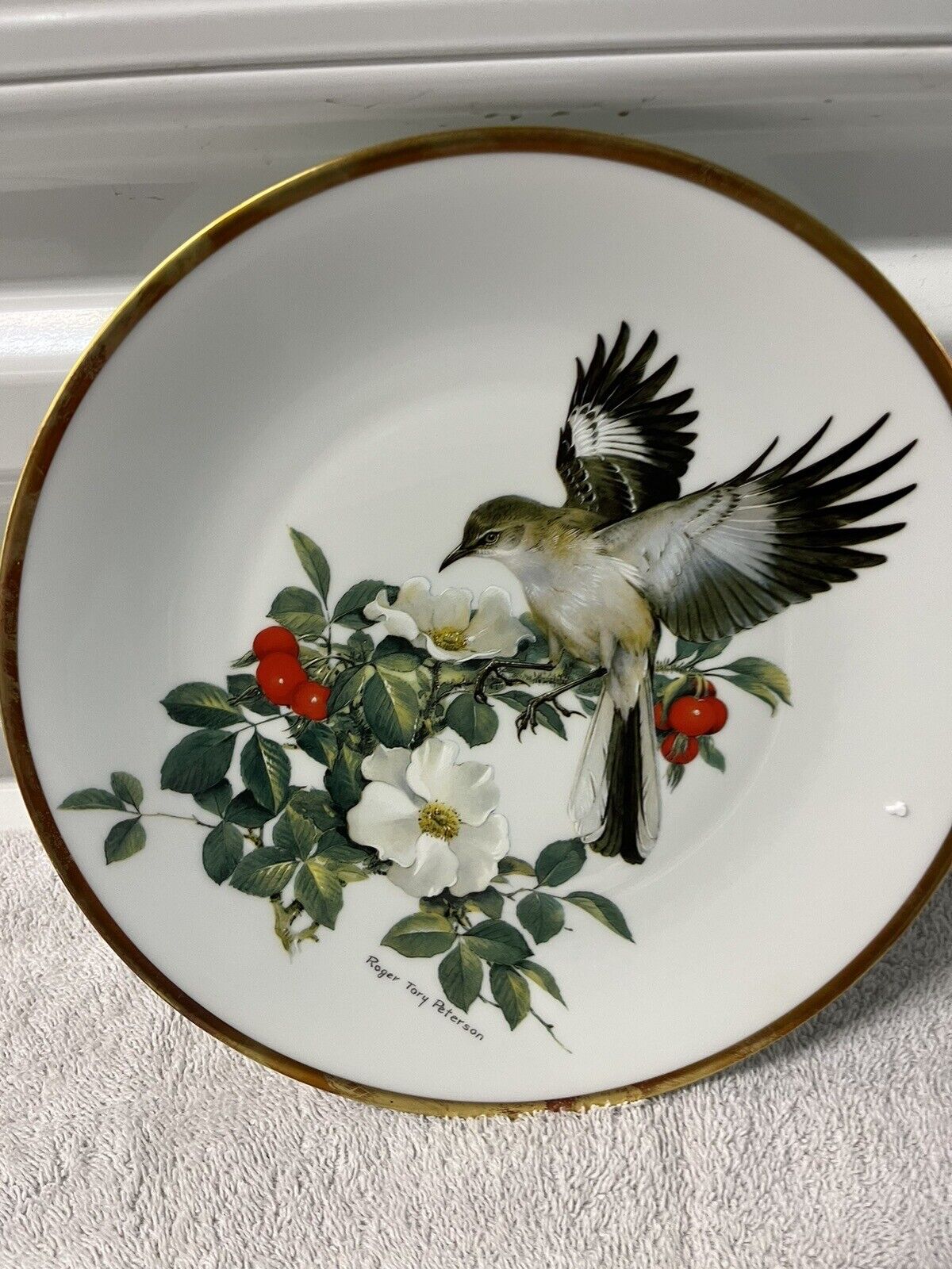 4 SONGBIRDS OF ROGER TORY PETERSON - plate collection of 4