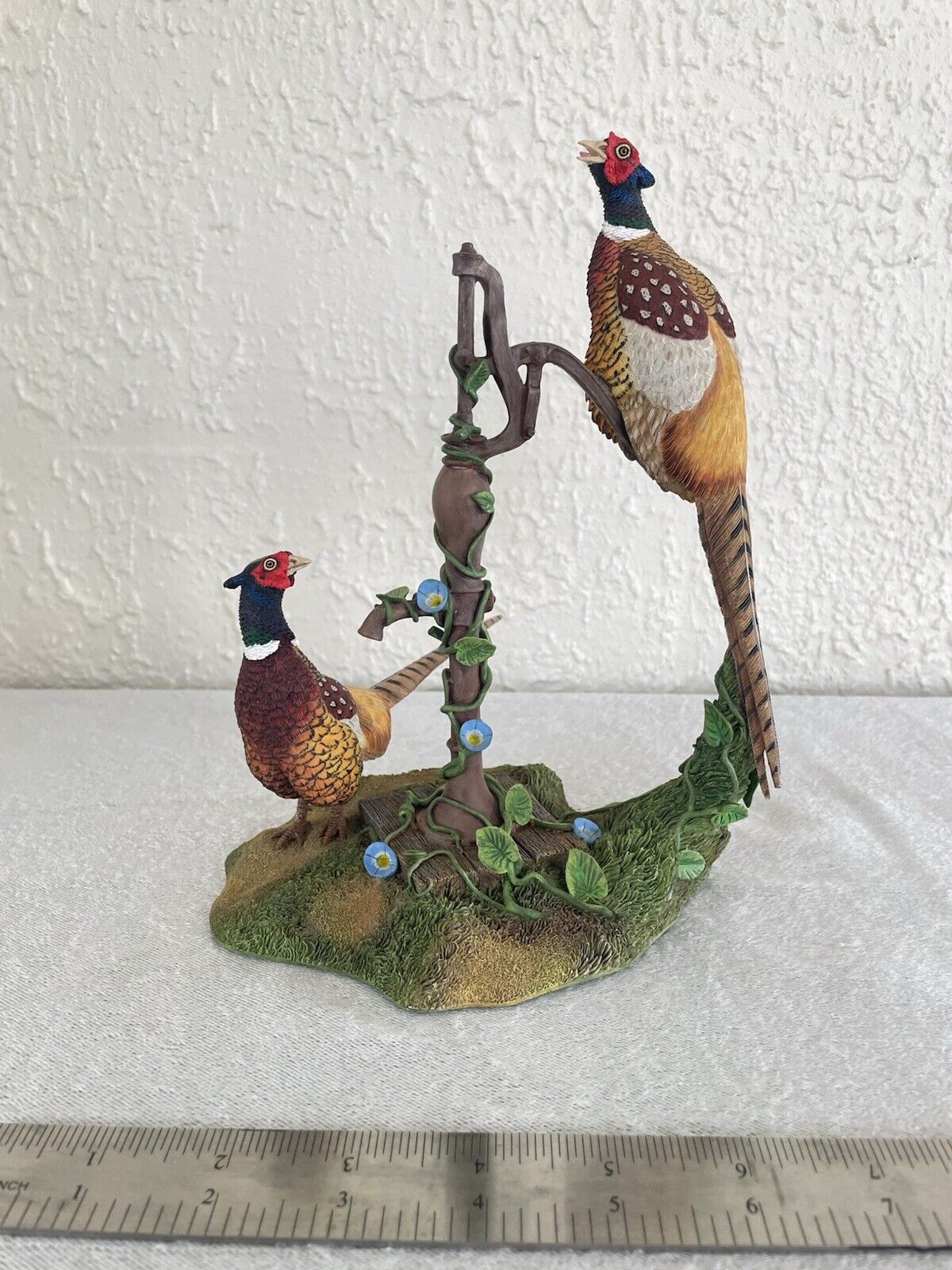 RARE! Danbury Mint Summer Call Birds Pheasants by Nick Bibby with Base Mating