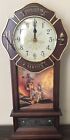 Firefighters Clock Hanging Mantel Wall Fireman RARE Dad Gift Father’s Day