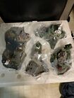 Danbury Mint Lighthouse Point 4 Piece set Colin Gough Fisherman’s Cove Village