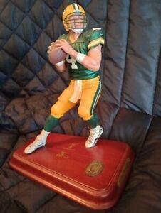 Vintage Rare Green Bay Packers Danbury Mint Brett Favre Figurine Sculpture NFL