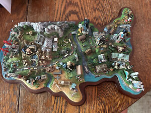 Danbury Mint From Sea to Shining Sea USA map