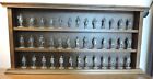 RARE VINTAGE 1980's DANBURY MINT PEWTER PRESIDENT FIGURES COMPLETE SET AND CASE