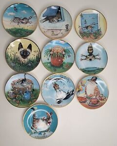 New ListingThe Comical Cats Plate Collection 10 Plates March - Dec