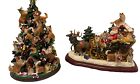 The Danbury Mint The Sheltie Christmas Tree And Santa Sled Shetland Sheep Dog