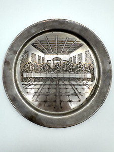 HEAVY Danbury Mint Limited Edition Last Supper 24k Gold SOLID Sterling Silver