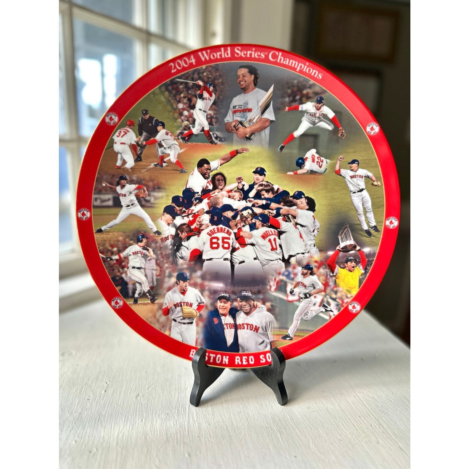 2004 Boston Red Sox World Series Plate