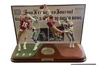 DANBURY MINT "THE CATCH" JOE MONTANA, DWIGHT CLARK, ED JONES, E. WALLS FIGURINES