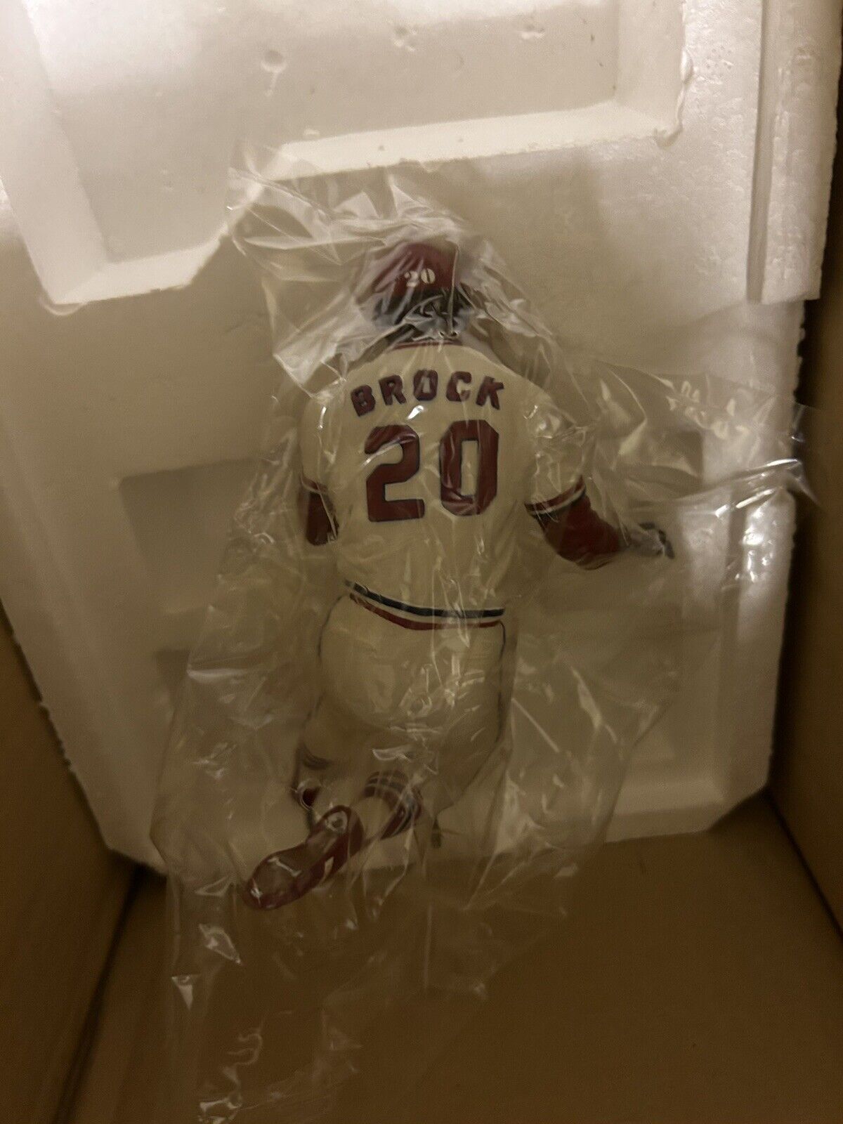 Danbury Mint Lou Brock 7.5 Inch Figurine