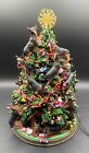 Danbury Mint German Shepherd Dog Christmas Tree Lighted Figurine READ Holiday