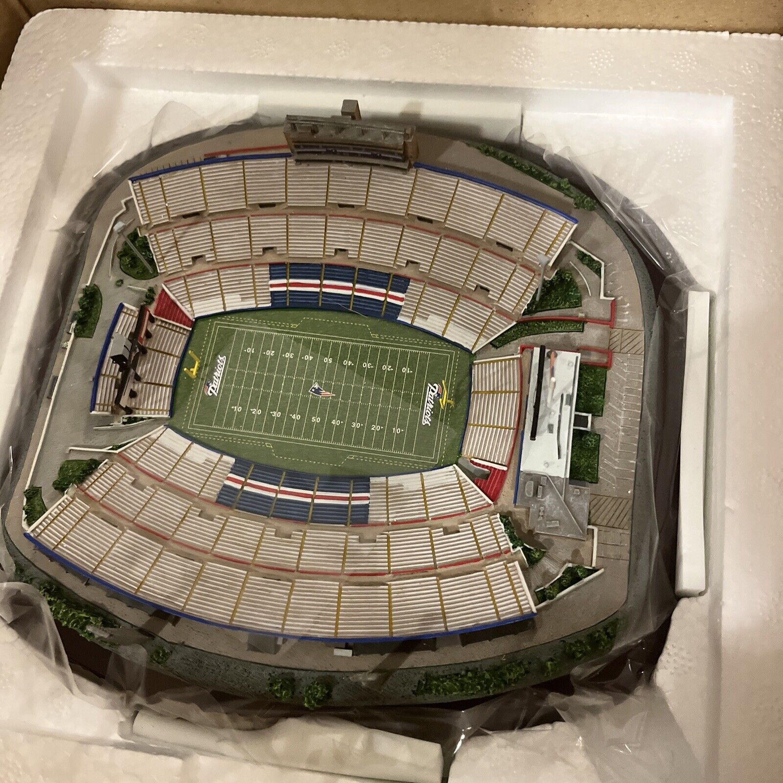 Danbury Mint Foxboro Stadium Former Home of New England Patriots Replica