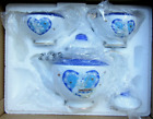 FS NIB Pillsbury Doughboy PORCELAIN TEA SET 5 PIECE 23 Kt GOLD Danbury Mint 2005
