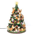 Rare DANBURY MINT Sheltie Dog LIGHTED CHRISTMAS TREE WITH STAR Shetland Sheepdog