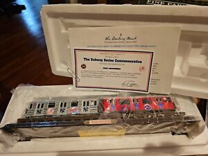 NEW!! Danbury Mint The Subway Series Commemorative Train Cars Yankees Mets A-116