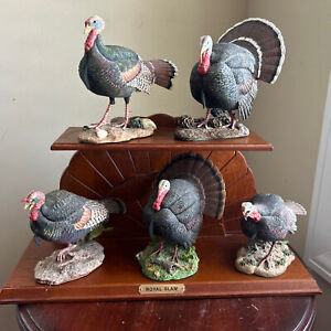 Danbury Mint " ROYAL SLAM " by Jeff Rechin.  Turkey Collection Figurines