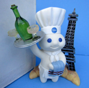 FS RARE PILLSBURY DOUGHBOY FRANCE INTERNATIONAL FIGURINE Danbury Mint 2002 EUC