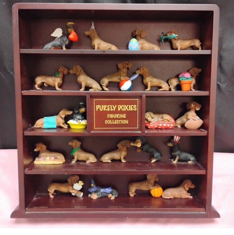 Danbury Mint Purely Doxies Dog Figurine Collection