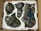 Colin Gough Fishermans Cove Danbury Mint Cove Village Figurines 4 pc Set EVC