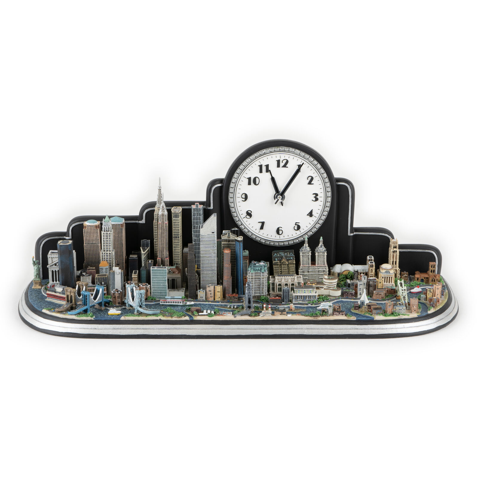 11 ¾" The New York City Desk Clock by The Danbury Mint, Never Used