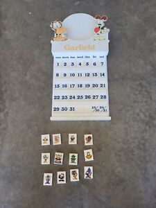 Garfield Calendar and Collector Plates 12 Months by Jim Davis