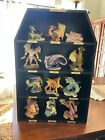 Danbury Mint COMPLETE 12 Figurine Fabulous Dragons w/ Shelf READ for Condition!!