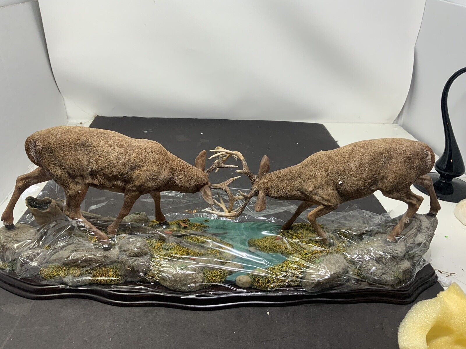 Rare Danbury Mint Locking Horns