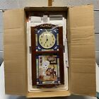 *RARE* 2007 M&Ms Danbury Mint Stained Glass Light Up Pillsbury Doughboy Clock