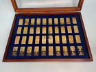 Danbury Mint 24k Gold Plated bronze Presidential Ingots **READ**
