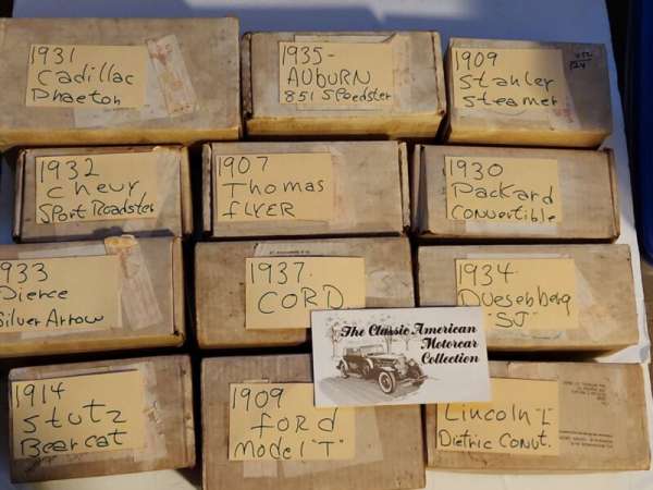 Danbury Mint 12 Car Classic American Motorcar Set Complete in Boxes with Booklet