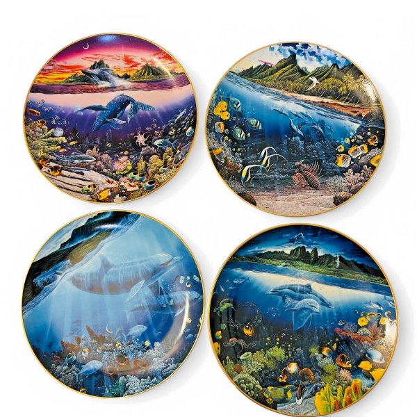 Robert Lyn Nelson's Underwater Paradise Plate Collection. Lot 4