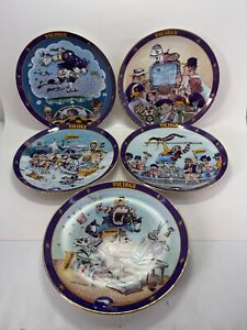 Danbury Mint Ultimate VIKINGs Fan Set of 5 Collector Plates by Gary Patterson