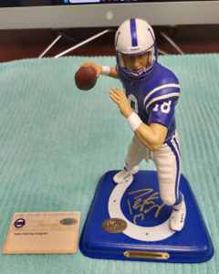 PEYTON MANNING AUTOGRAPHED 1/1 STEINER DANBURY MINT SCULPTURE FIGURINE FANATICS