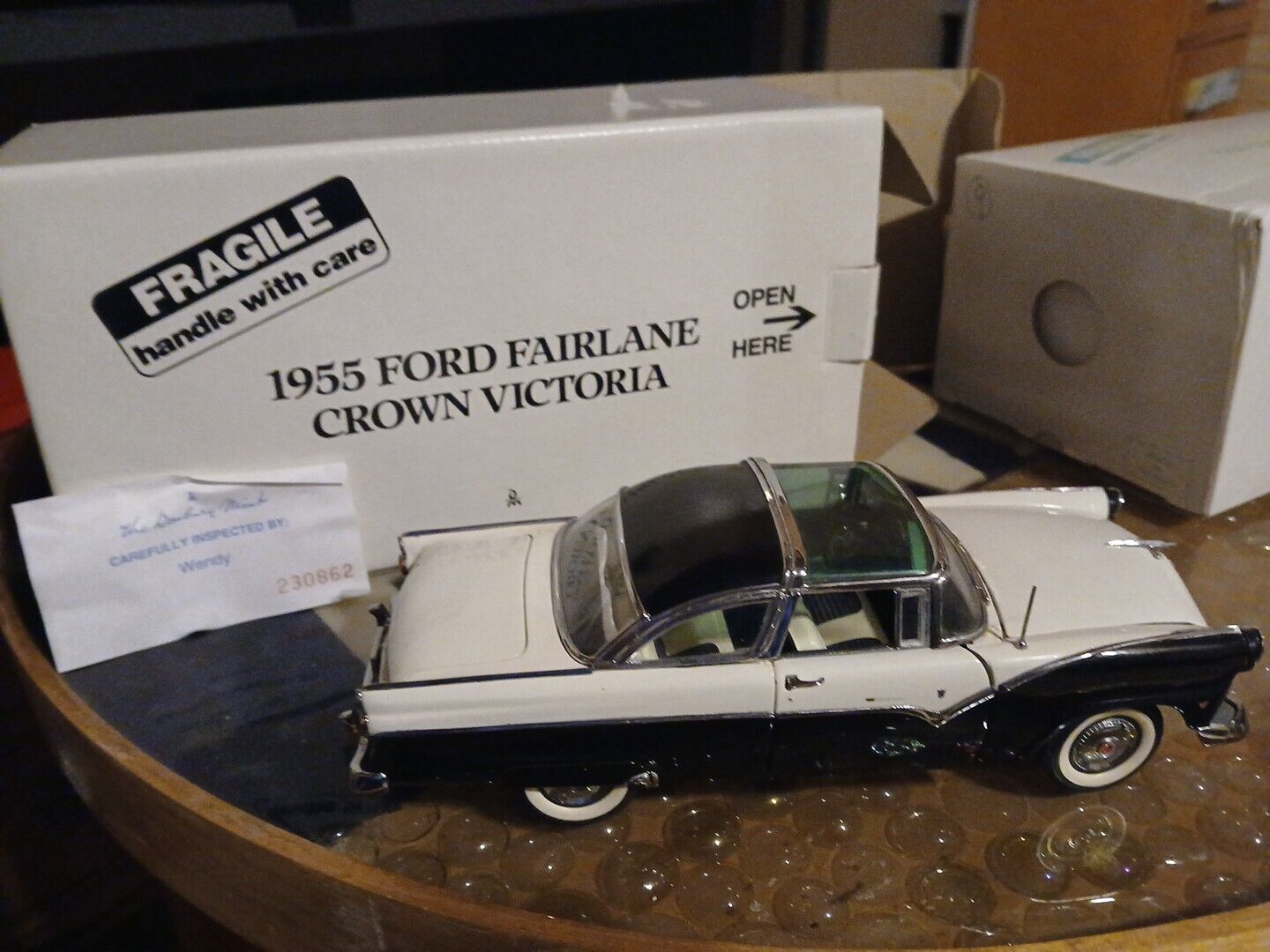Vintage 1955 Ford Fairlane Crown Victoria Danbury Mint with box