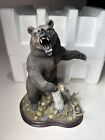 Danbury Mint Fierce Challenge by Nick Bibby Grizzly Bear Statue