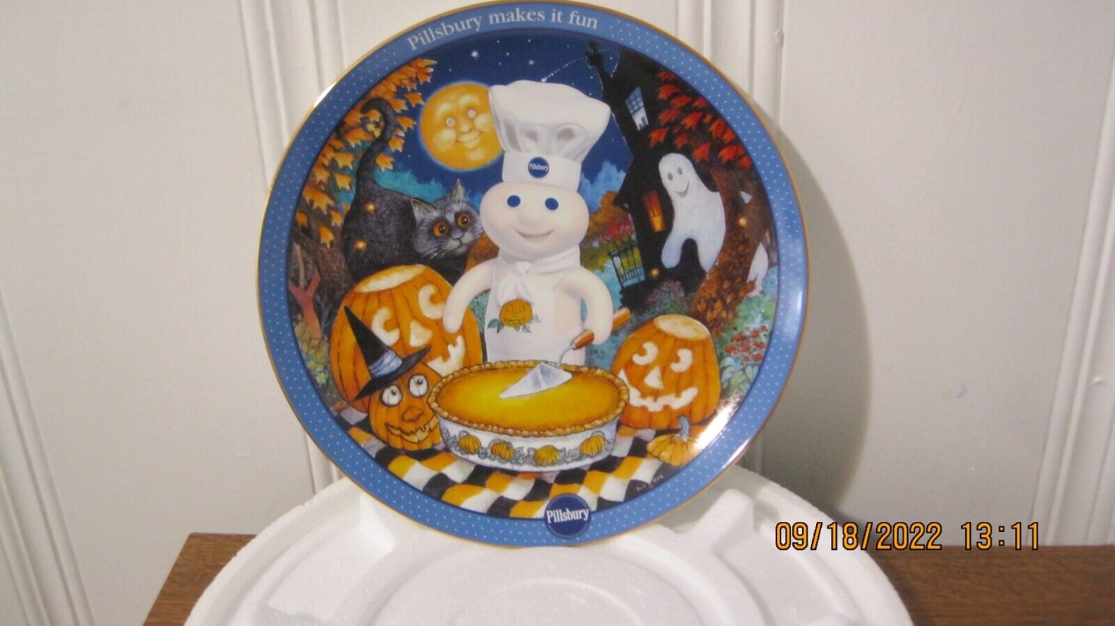 Pillsbury Doughboy Plate "Pumpkin Pals"