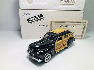 DANBURY MINT 1942 CHRYSLER TOWN & COUNTRY NICE PAINT NICE PREOWN BOX & DOC 1/24
