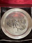 Antique Vintage The Danbury mint Sterling Silver 5 plates limited edition