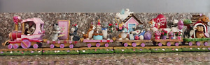 Danbury Mint Valentine Cat Express Train Gary Patterson Preowned-No Box